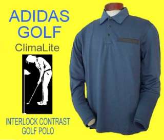 70 ADIDAS Climalite Lycra Stretch GOLF POLO Shirt S  