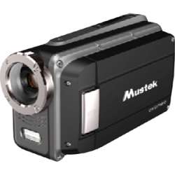 Mustek HDV527W Digital Camcorder   2.7 LCD   CMOS   Black   