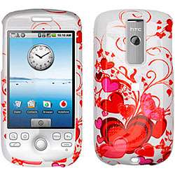 HTC G2 MyTouch Hearts Design Cell Phone Protector Case  