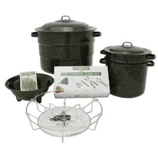   21 Quart Waterbath Canner with Rack and Glass Lid