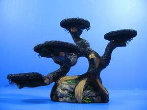 Imitation pine resin Aquarium Ornament Decor   Drift Wood plants moss 