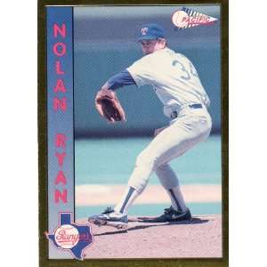  1993 Pacific Nolan Ryan #8 Strikeout Leader Gold Leaf 