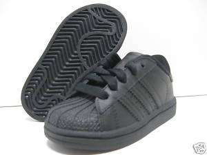 ADIDAS SUPERSTAR 676622 Athletic Shoes Black Toddlers Sizes NEW 