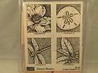 New Stampin Up Natures Wonders  Set 4 UnMounted Rubber Stamp 