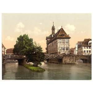  Lower bridge,rathhaus,Bamberg,Bavaria,Germany,c1895