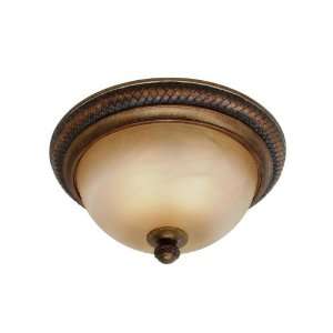   Classic Two Light Flush Mount Ceiling Fixture from the Albany