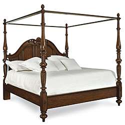 British Heritage California King Poster Bed with Canopy  Overstock 