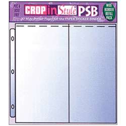 PSB Paper and Sticker 3 ring Binder Refill Pages  