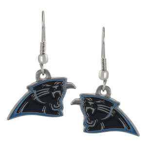 Silvertone National Football League Carolina Panthers Dangle Earrings