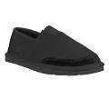 Lugz Mens Root Canvas Suede Black Slip on Shoes 