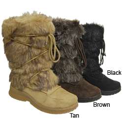 Glaze by Adi Womens Faux Fur Boots  Overstock