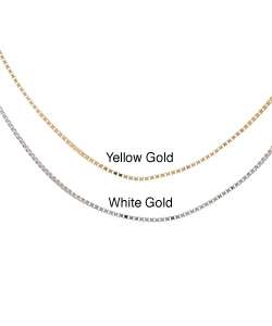 14k Gold 18 inch Box Chain Necklace  