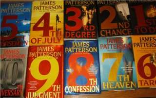 James Patterson Womens Murder Club 1 10 Complete HC 10th Anniversary 