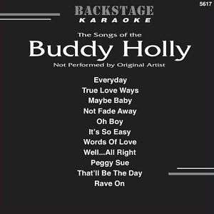 Karaoke CD+G Backstage 5617 Best BUDDY HOLLYs New CDG  