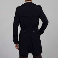 Burberry Mens Black Full length Trench Coat  Overstock