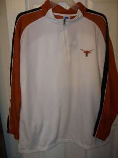 Texas Longhorns Pull Over Warm Up Jacket Mens 2XL NWT #50  