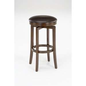   shea Swivel Backless Counter Stool in Brown: Home & Kitchen