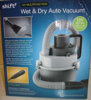 New 12V Portable Wet & Dry Auto Vacuum UseLighterOutlet  
