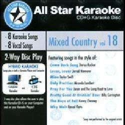 Karaoke   All Star Karaoke: Mixed Country, Vol. 18  Overstock