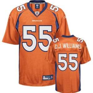   : Reebok Orange Replica #55 Denver Broncos Jersey: Sports & Outdoors