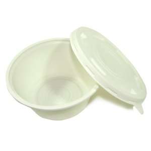   Ounce 5 Diameter Lightweight, Disposable, Cream Colored LDPE Bowls