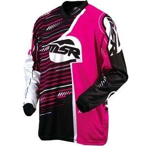   MSR Racing Youth Girls Axxis Jersey   Youth X Large/Pink: Automotive