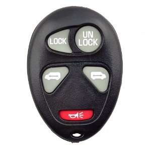  4 Buttons+Panic Keyless Remote Key Shell For Chevrolet 