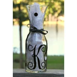  Personalized Monogrammed Wine Carafe