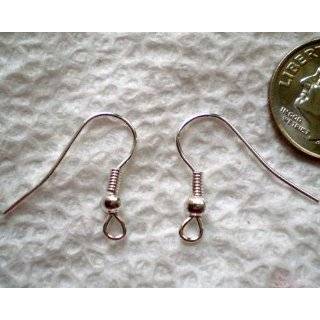 Silver Plated Wires Ear Hooks Make Your Own Earrings! 100 French Hook 