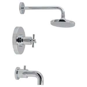   Ulm 6.75 Diameter Deck Plate Tub and Shower Faucet