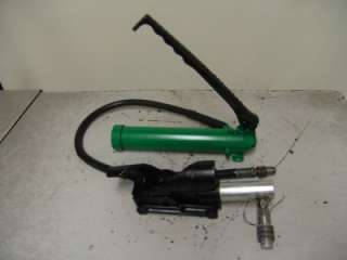 GREENLEE 800 HYDRAULIC CABLE BENDER WITH PUMP WORKS GREAT  