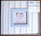 BABY PHOTO ALBUM SCRAPBOOK  Stephan Baby Predesigned Pages  Blue 