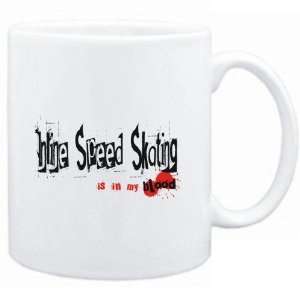  Mug White  Inline Speed Skating IS IN MY BLOOD  Sports 