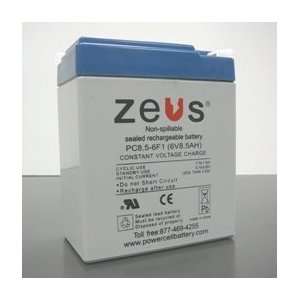  Powercell Zeus PC8.5 6 SLA Rechargeable Battery 6 volt 8.5 
