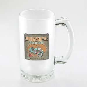    Personalized Set of 4 Biker Bar Frosted Sports Mug