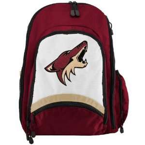  Phoenix Coyotes Brick Red NHL Standard Backpack Sports 
