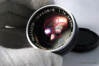 Nikon Nikkor S 5cm f1.4 rangefinder lens 50mm RF for S2  