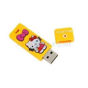  4G Mini Lovely Kitty Flash Drive (Yellow): Electronics
