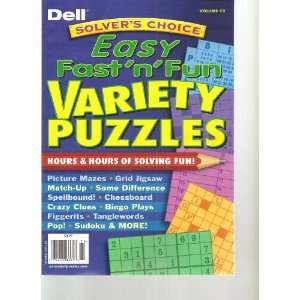  Solvers Choice Easy Fast n Fun Magazine (Volume 72 2012 