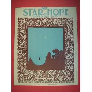  STAR of HOPE , REVERIE FOR PIANO H. Kennedy Books