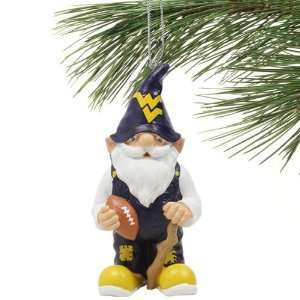 West Virginia Mountaineers Team Football Gnome Ornament:  