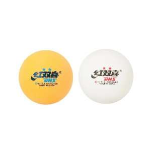  DHS 2 Star 40mm Table Tennis Balls, For Level All Star (6 