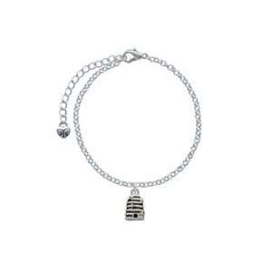  Small Beehive with 4 Bees Elegant Charm Bracelet: Arts 