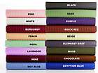 FITTED SHEET KING 1000 TC 100% EGYPTIAN COTTON CHOOSE COLOR & DEEP 
