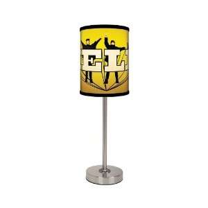  Beatles/Help Table Lamp With Brushed Nickel Base