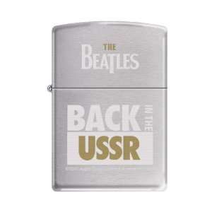  Zippo Beatles Back In the USSR Brushed Chrome Lighter 