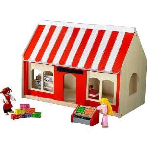   Wonderworld Grocery Shop Wooden Play Set by Smart Gear: Toys & Games