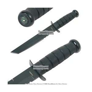  Black OPS Tactical Tanto Knife Serrated With Sheath 