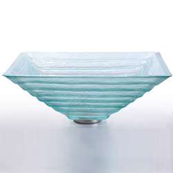 Kraus Alexandrite Square Clear Glass Vessel Sink  Overstock