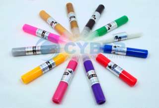 12 Color Nail Art Paint Color Pen Design DIY Acrylic 3D  